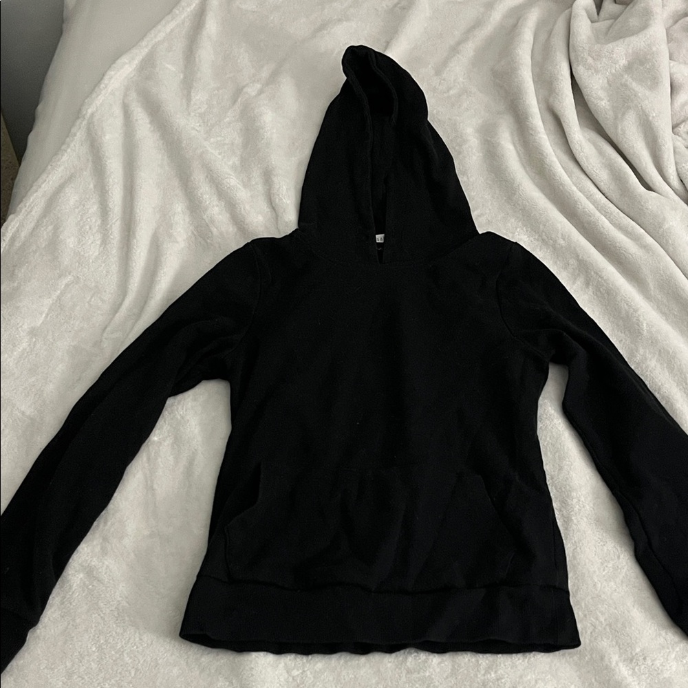 Elegant Black Women's Hoodie Sweater